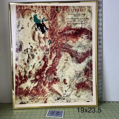 Fall 1975 Utah Poster in Frame