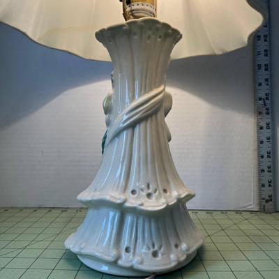 Ceramic Floral Desk Lamp