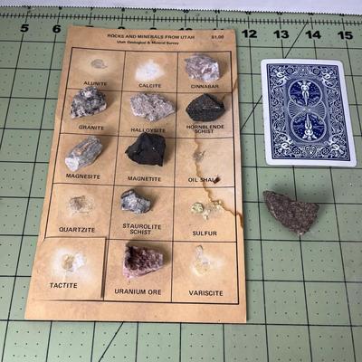 Rocks and Minerals from Utah