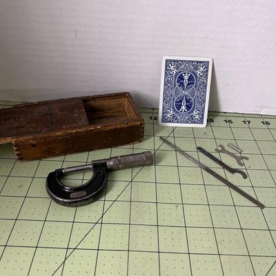 Starrett Micrometer with Accessories