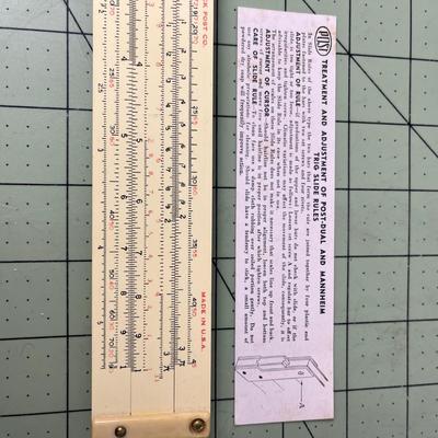 Post-Dual and Mannheim Trig Slide