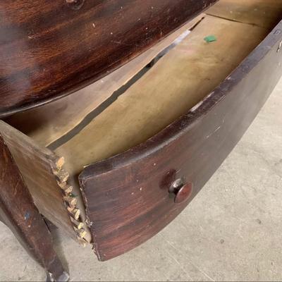 Antique Wooden Dresser - 4 Drawers