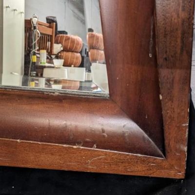 Mirror with Wood Frame