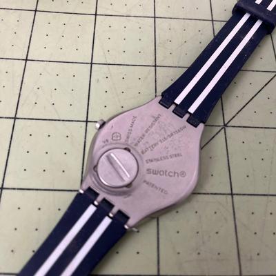 Swiss Swatch and Analog Clock