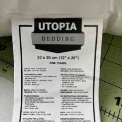 Utopia Bedding Pillows (12x20) - x2