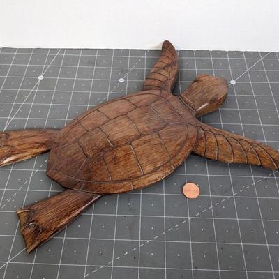 Wooden Sea Turtle Art