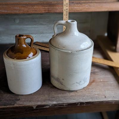 2 Sweet Vintage, Intact Moonshine Jugs