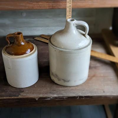 2 Sweet Vintage, Intact Moonshine Jugs