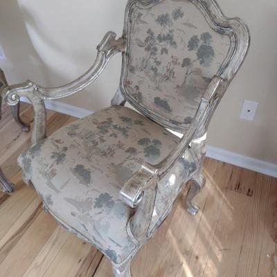 French Louis XV Style Upholstered Chair Choice A