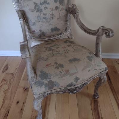 French Louis XV Style Upholstered Chair Choice B