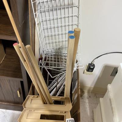 Misc dowel rods etc