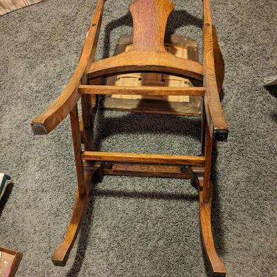 Wonderful Solid Oak Chair