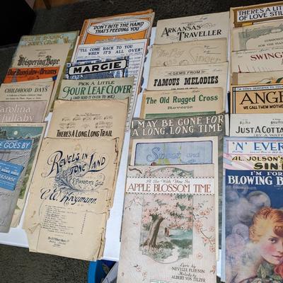 Antique Ephemera Piano & Organ Music Book