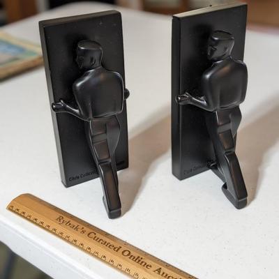 Art Deco Chris Collicott Bookends - For Kikkerland