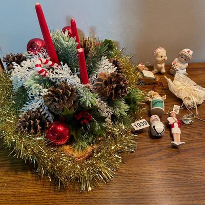 Nurses ornaments and decorative basket
