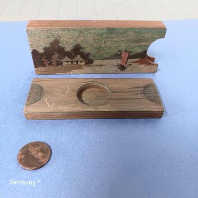 Vintage Disappearing Coin Magic Trick Box