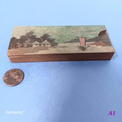 Vintage Disappearing Coin Magic Trick Box