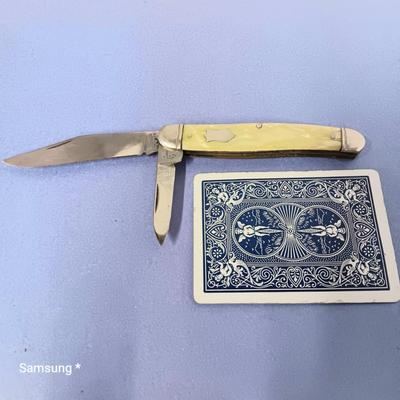 Cream Pocket Knife