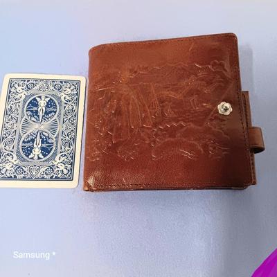 Brown Zipper Wallet
