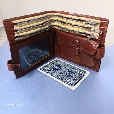 Brown Zipper Wallet