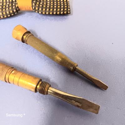 Clip-On Bow Tie with Flathead Screwdrivers