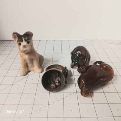 Dog Figurines with Bell