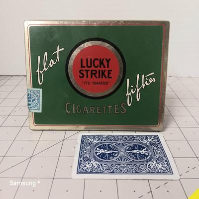 Lucky Strike Cigarette Tin