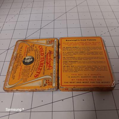Vintage Cold Tablets Tin