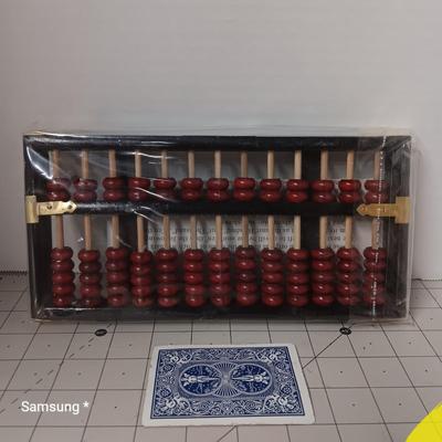 Lotus-Flower Brand Abacus - Red