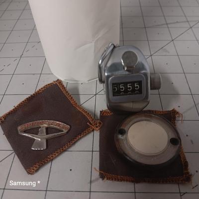 Tally Counter and Thunderbird Pin