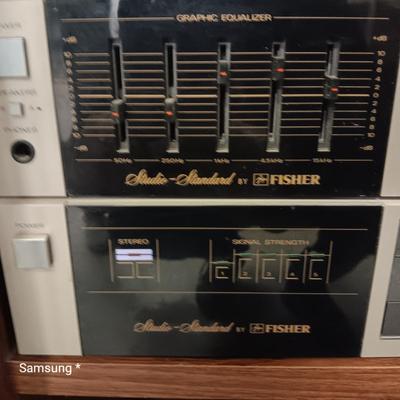 Fisher Studio-Standard Record/Cassette Player with Speakers