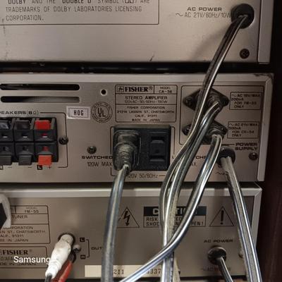 Fisher Studio-Standard Record/Cassette Player with Speakers