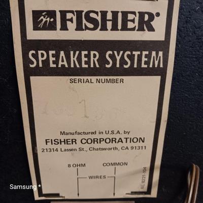 Fisher Studio-Standard Record/Cassette Player with Speakers