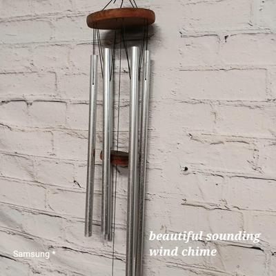 Wooden Heart Wind Chime