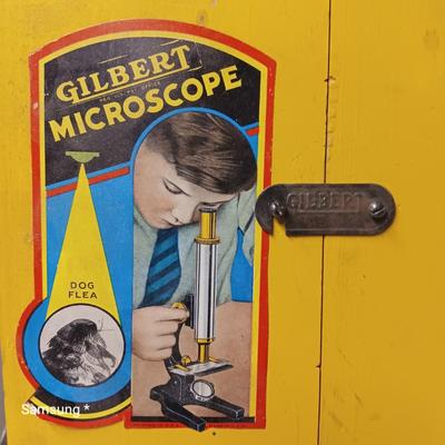 Gilbert Microscope Cabinet with Specimen Jars
