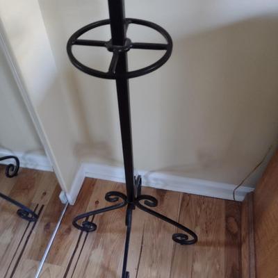 Wrought Metal Coat Hanger Umbrella Stand