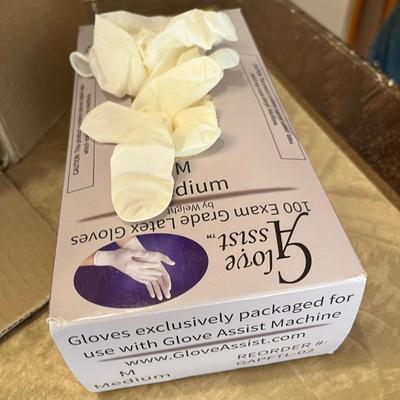 Box of nitrile gloves