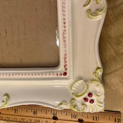 Ceramic picture frames