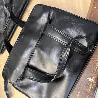 3 black purses