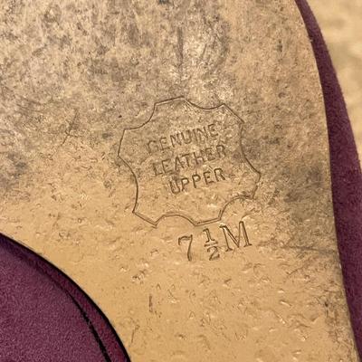 Purple shoes
