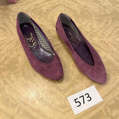 Purple shoes