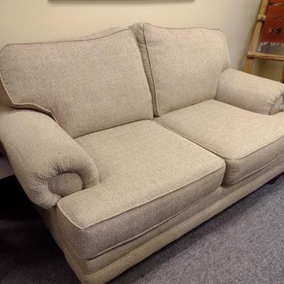 CraftMaster Two Cushion Loveseat Wheat Color