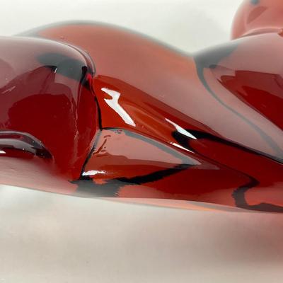 -109- HEISEY | By Mosser Imperial Marked Amber Panther