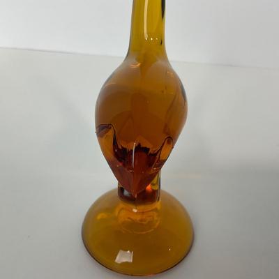 -111- VIKING | Long Neck Amber Crane