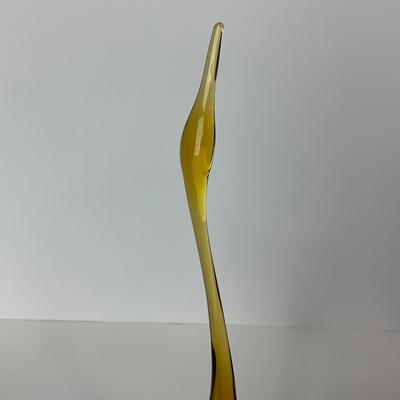 -111- VIKING | Long Neck Amber Crane
