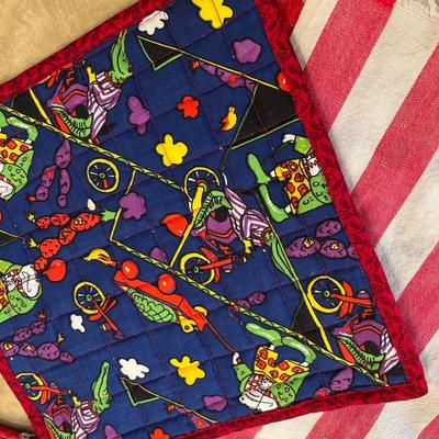 Hot pads and linens