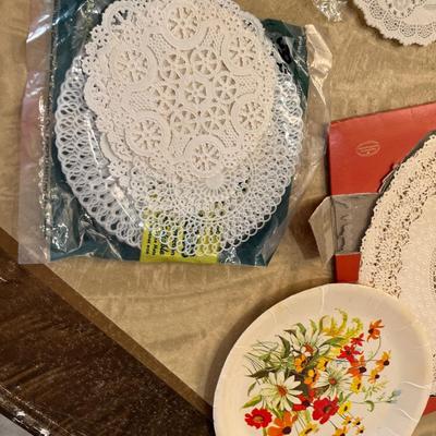 Vintage paper doilies