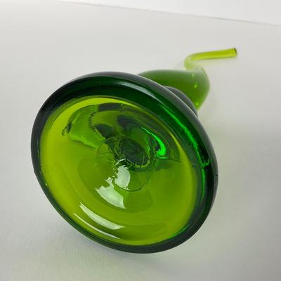 -117- VIKING | Mid Century Green Long Tail Bird