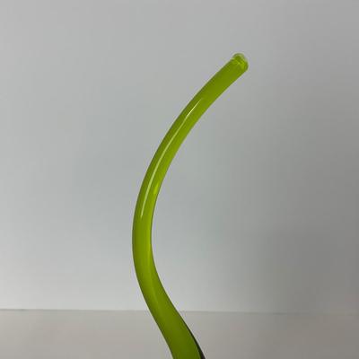 -117- VIKING | Mid Century Green Long Tail Bird