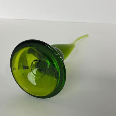 -118- VIKING | Mid Century Green Long Tail Bird